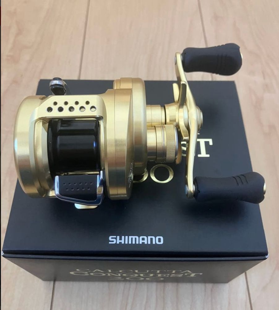 極美品　シマノ 15カルカッタコンクエスト200 ノーマル　アベイルスプール 極美品】 シマノ 15カルカッタコンクエスト200 ノーマル アベイル