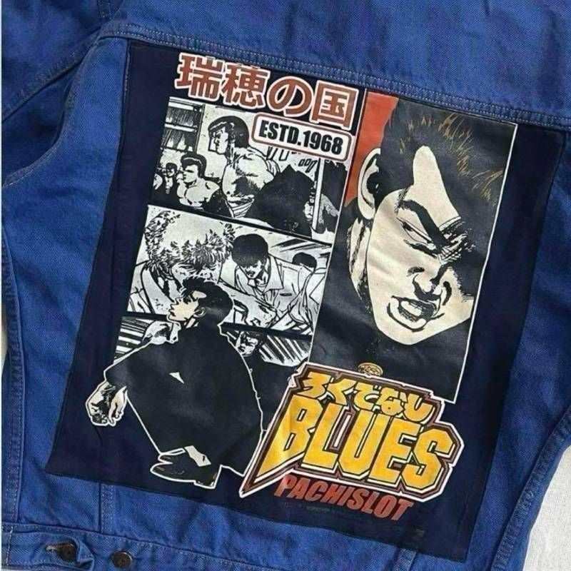 極希少 archive 一点物 ろくでなしBLUES アニメ漫画 リメイク 両面ロゴ 