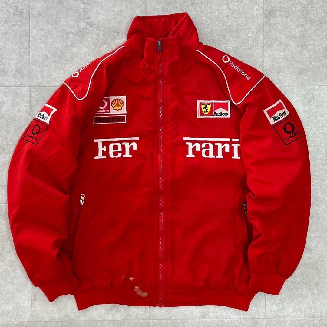フェラーリ スタジャン ブルゾン レーシングジャケット F1 ビンテージ 