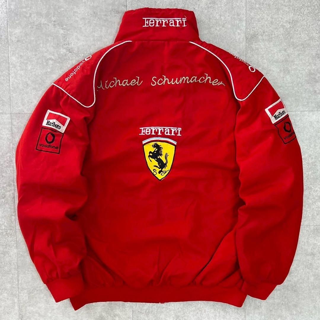 フェラーリ スタジャン ブルゾン レーシングジャケット F1 ビンテージ 