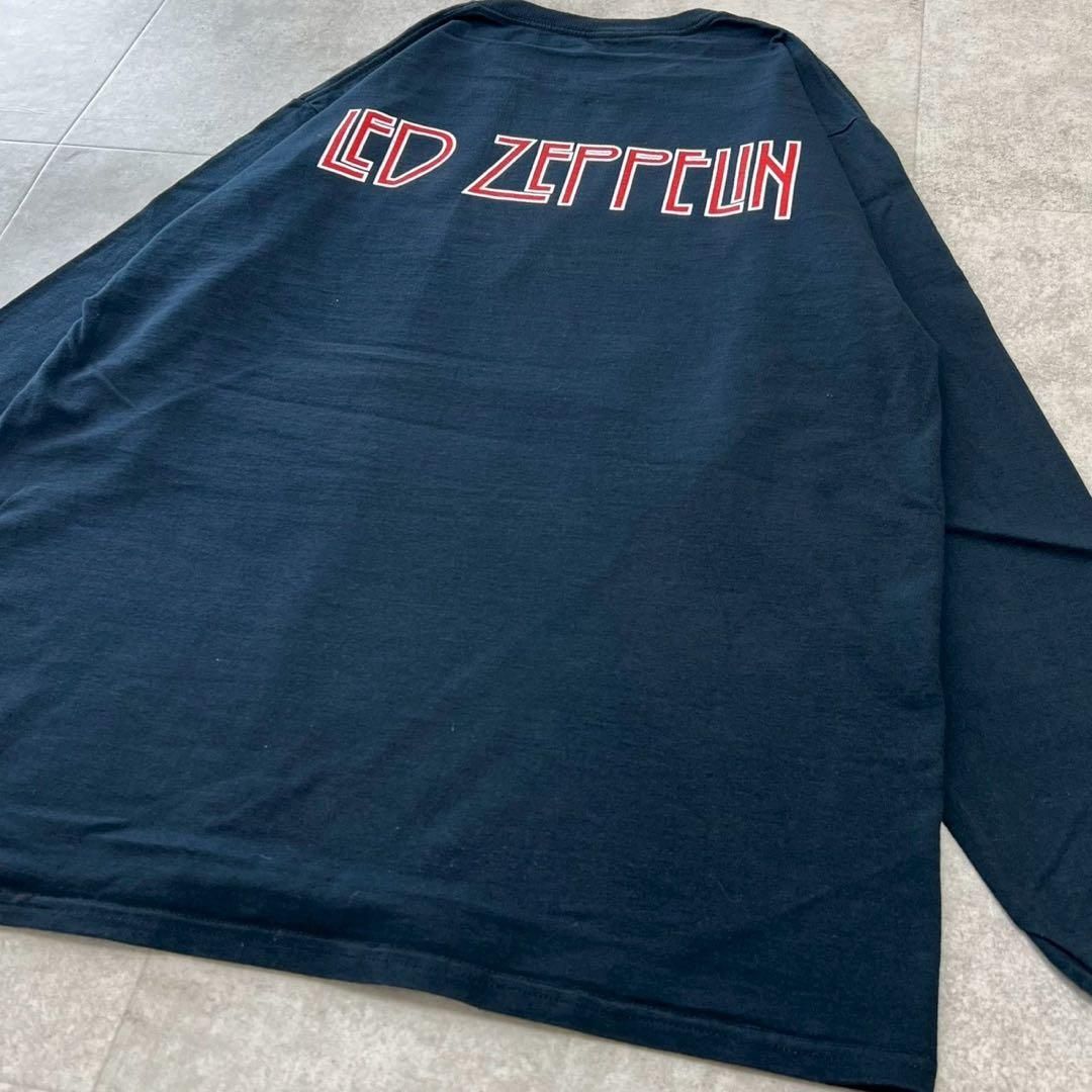 レッドツェッペリン ロック バンド ロンT トレーナー ブラック L tee 