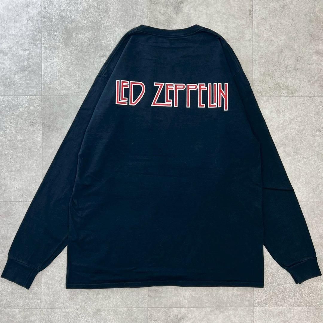 レッドツェッペリン ロック バンド ロンT トレーナー ブラック L tee 