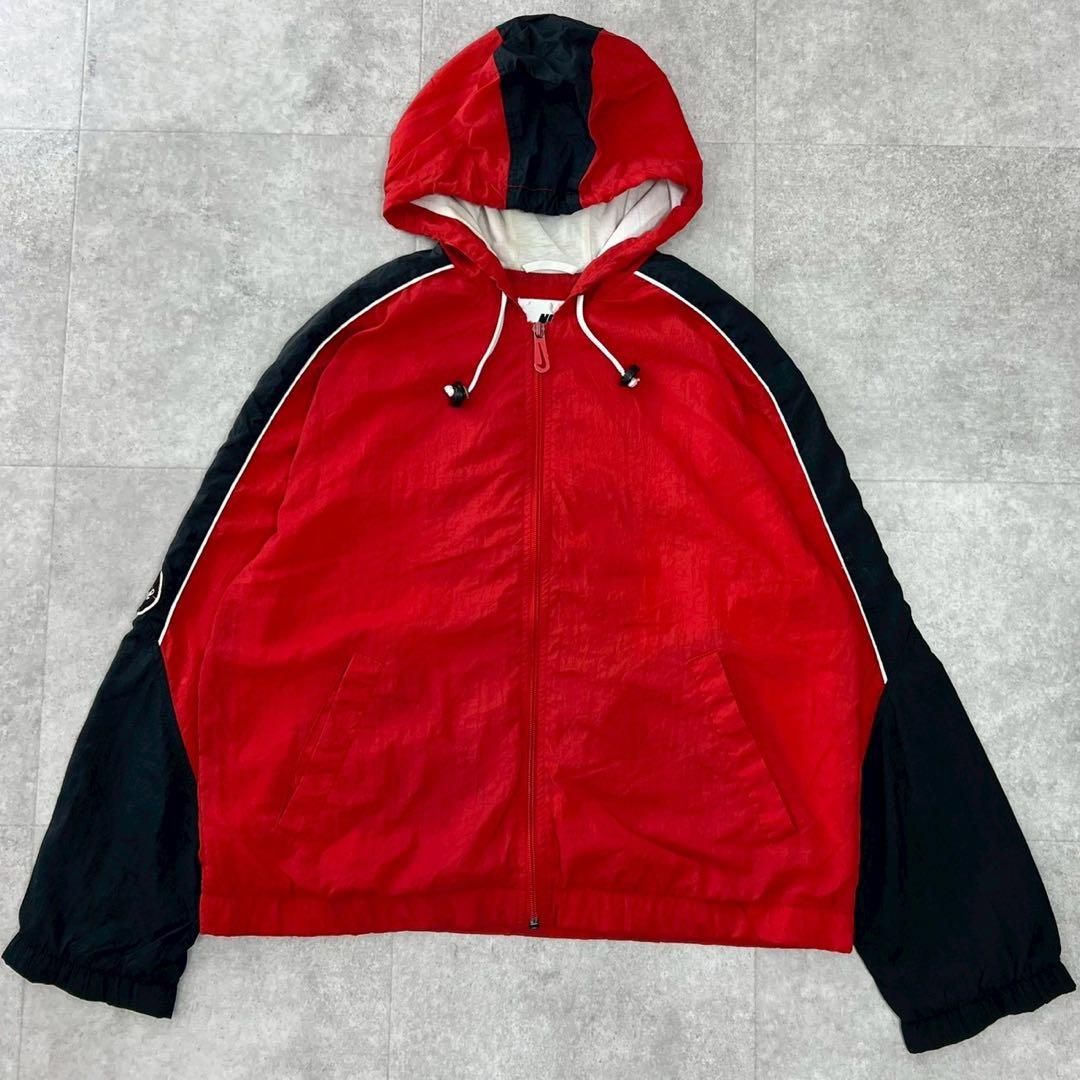 NIKE ナイキ 90s 銀タグ マウンテンパーカー ナイロンジャケット 赤 