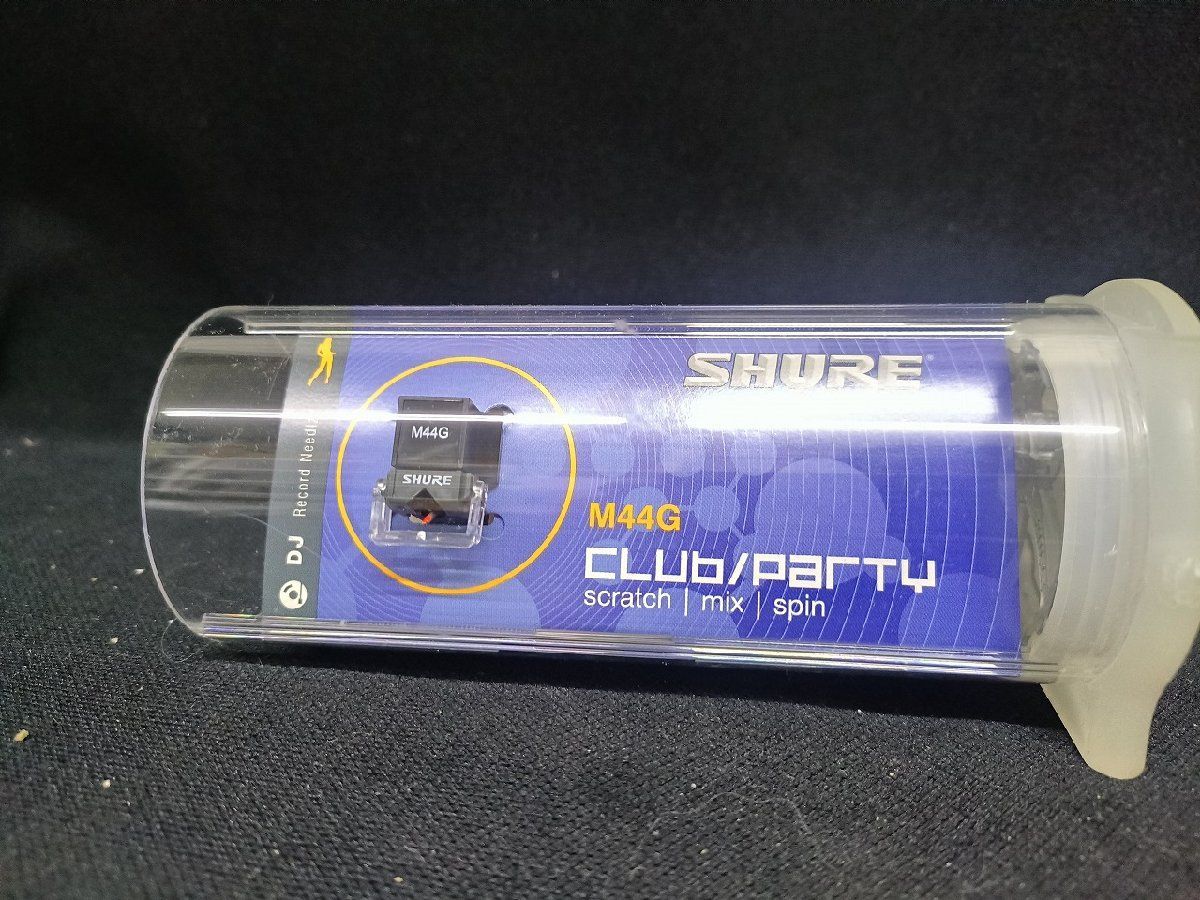 ◇SHURE シュア M44G カートリッジ 針付 元箱 付属品完備 DJ レコード