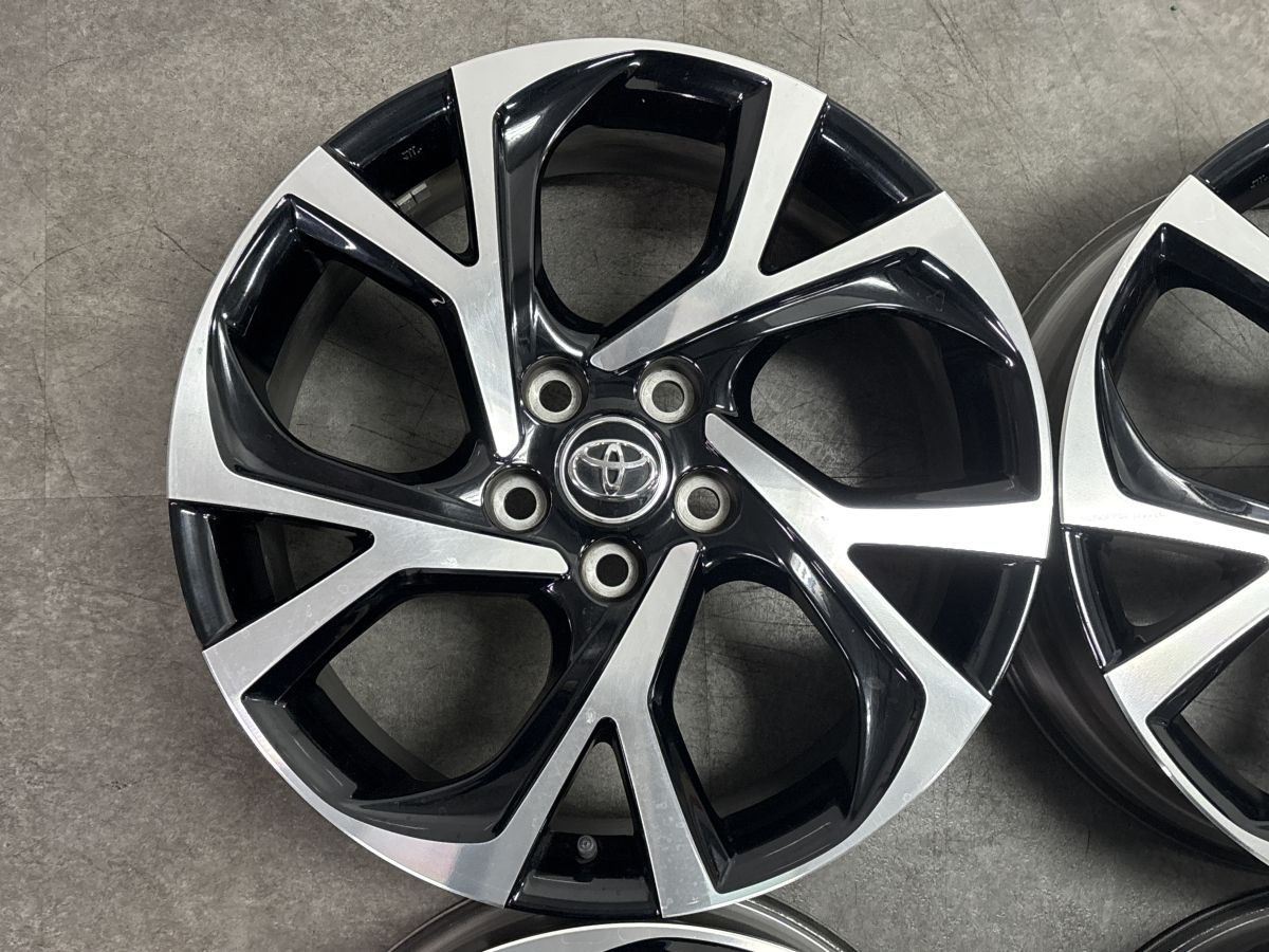 ② トヨタ C-HR Gグレード 純正 18インチ ヤリスクロス ノア 4本 良好品】トヨタ C-HR 純正 18in 7J +50 PCD114.3 4本セット カローラ