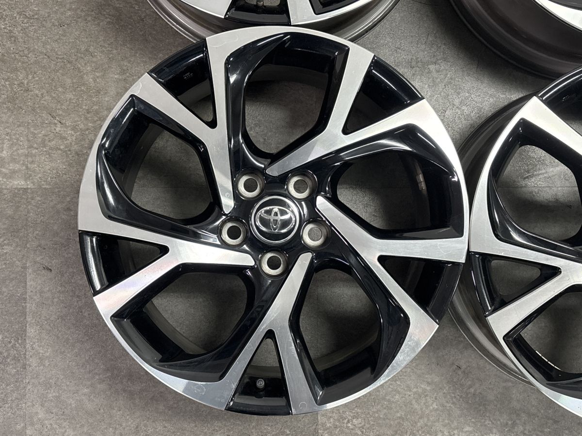 良好品】トヨタ C-HR 純正 18in 7J +50 PCD114.3 4本セット カローラ
