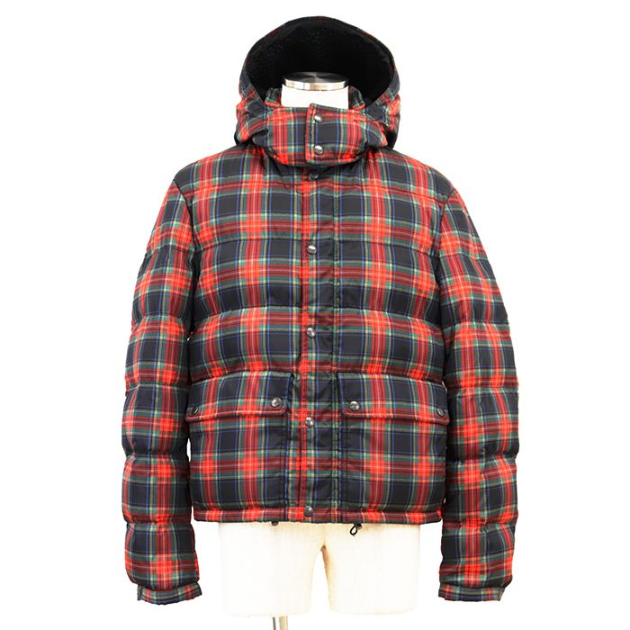 極美品】PRADA プラダ ダウンジャケット サイズ 50 メンズ チェック 