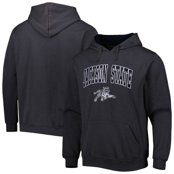 コロシアム メンズ アウター パーカー・スウェット ロゴ Mens Colosseum Charcoal Jackson State Tigers Arch Logo 30 Pullover Hoodie Charcoal チャコール