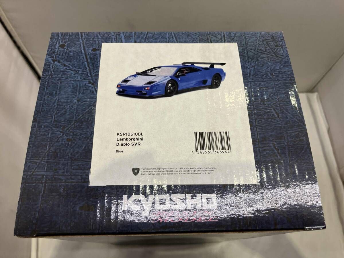 現状品 KYOSHO 1/18 Lamborghini Diablo SVR (blue) 京商 - メルカリ