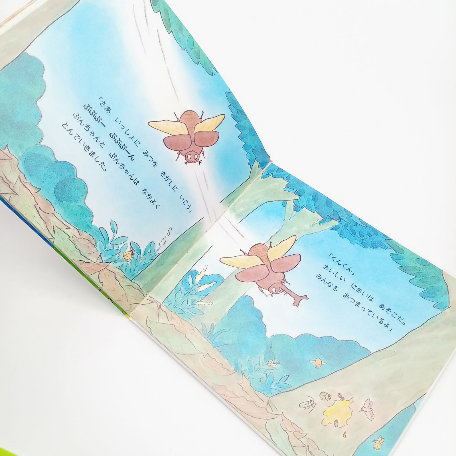 絵本2冊セット】かぶとむしのぶんちゃん かたつむりののんちゃん 3歳 4