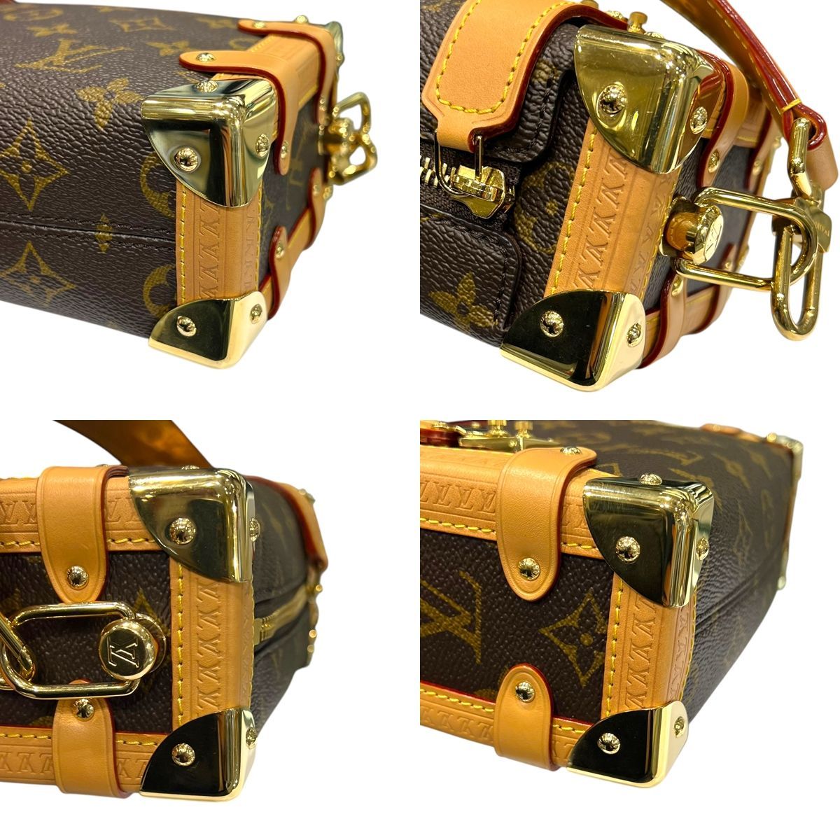【中古】 LOUIS VUITTON ルイ・ヴィトン M46815 サイドトランク PM ショルダーバッグ モノグラム ゴールド金具25029910 SA 中古】 LOUIS VUITTON ルイ・ヴィトン M46815 サイドトランク PM