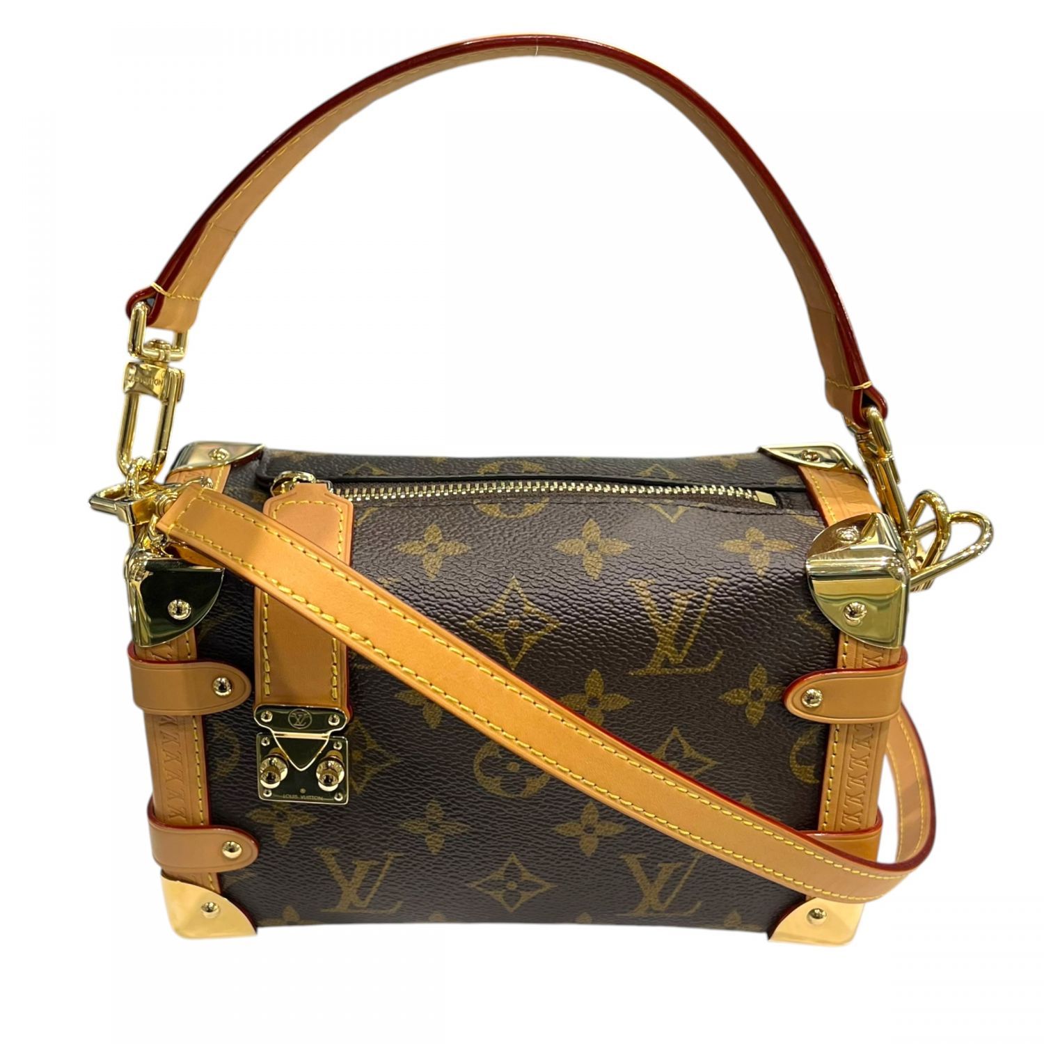 【中古】 LOUIS VUITTON ルイ・ヴィトン M46815 サイドトランク PM ショルダーバッグ モノグラム ゴールド金具25029910 SA 中古】 LOUIS VUITTON ルイ・ヴィトン M46815 サイドトランク PM