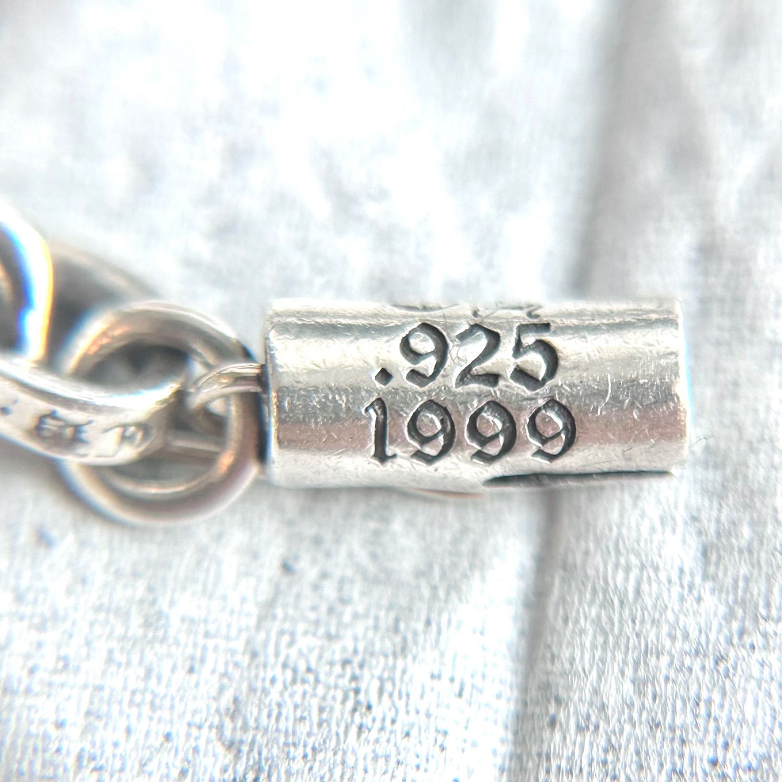 中古】CHROME HEARTS クロムハーツ 925 NKLC PAPER CHAIN 20インチ SLV 
