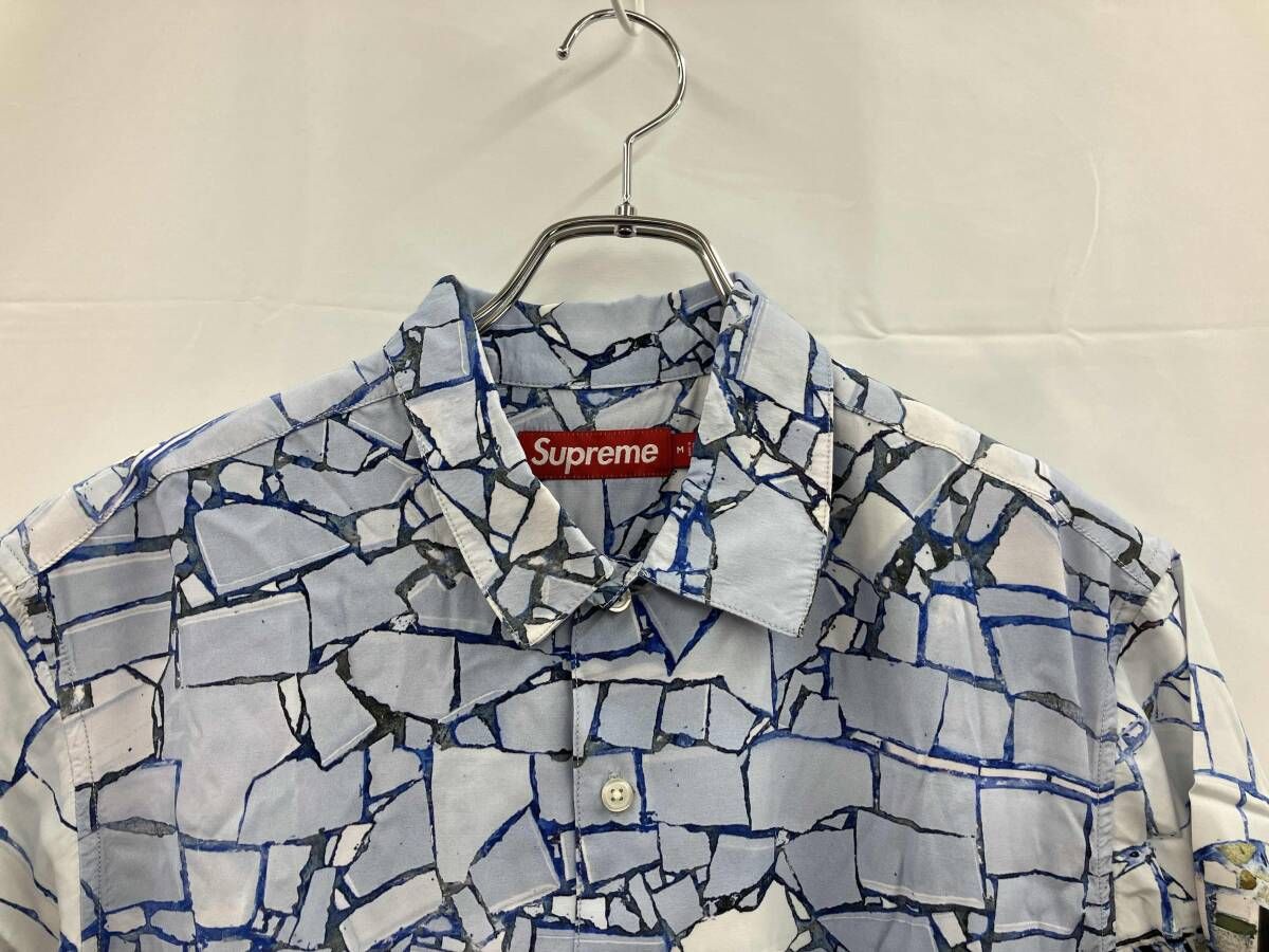 Supremeシュプリーム Mosaic S/S Shist モザイク 半袖シャツ レーヨン