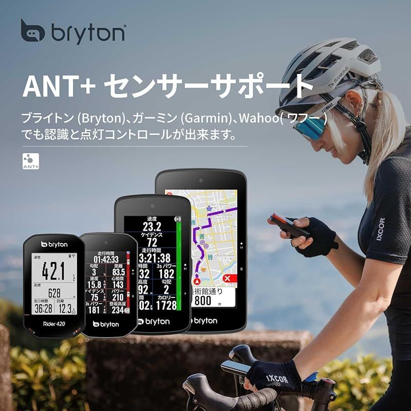 雑誌 ブライトン ガーディア Bryton Gardia R300L 自転車後方レーダー