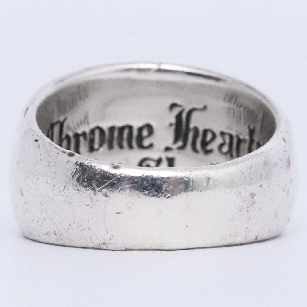 18号 CHROME HEARTS ハートインバンドリング シルバー - メルカリ