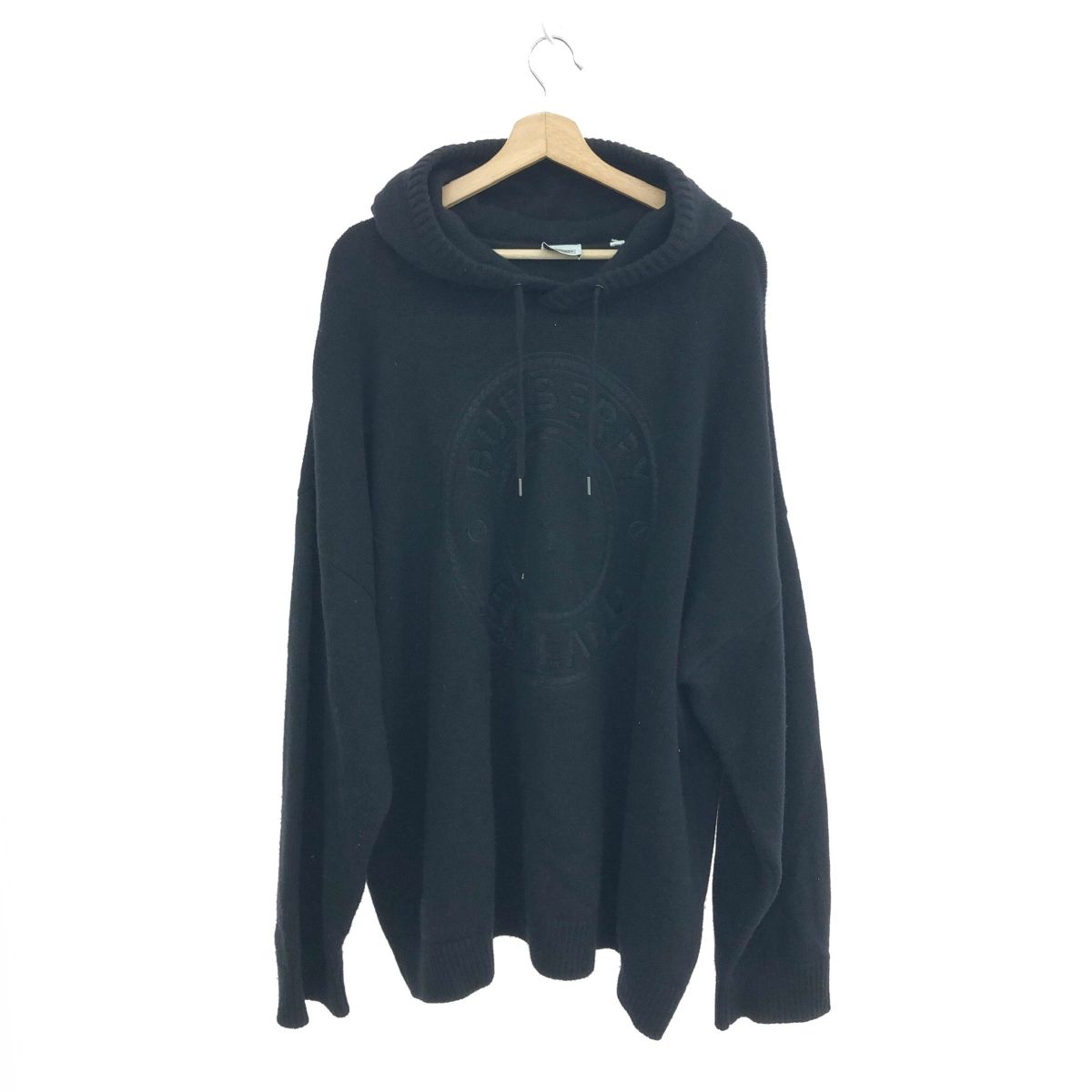 BURBERRY LONDON バーバリーロンドン ニットパーカー サイズ表記無し  8045731   ブラック メンズ / 240001181116 BURBERRY LONDON バーバリーロンドン ニットパーカー サイズ表記無し