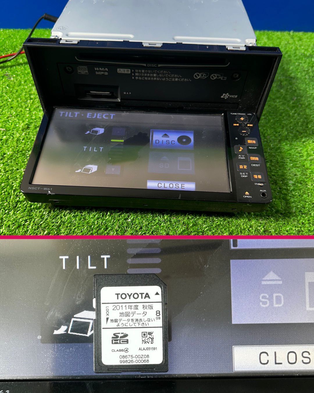 ZT-796] トヨタ ナビ NSCT-W61 地図:2011 (CDディスクが読み込めません 
