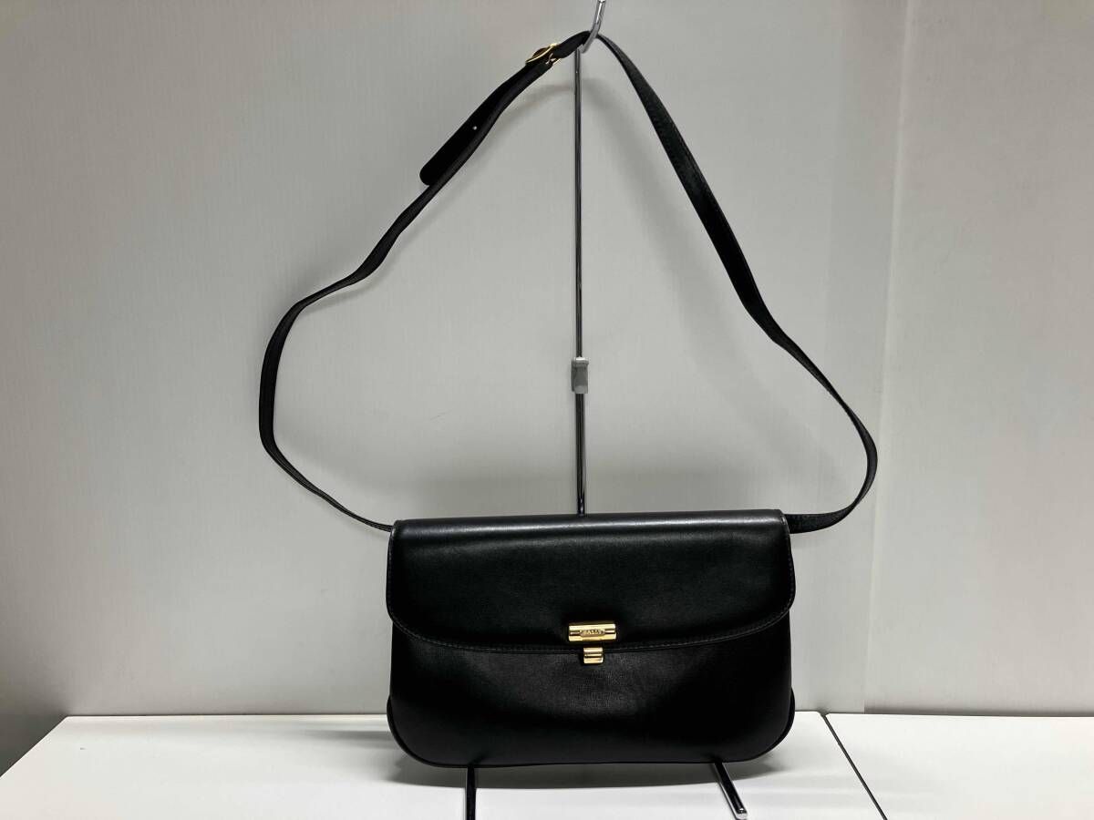 BALLY バリー ショルダーバッグ 2way クラッチバッグ / ブラック 状態 