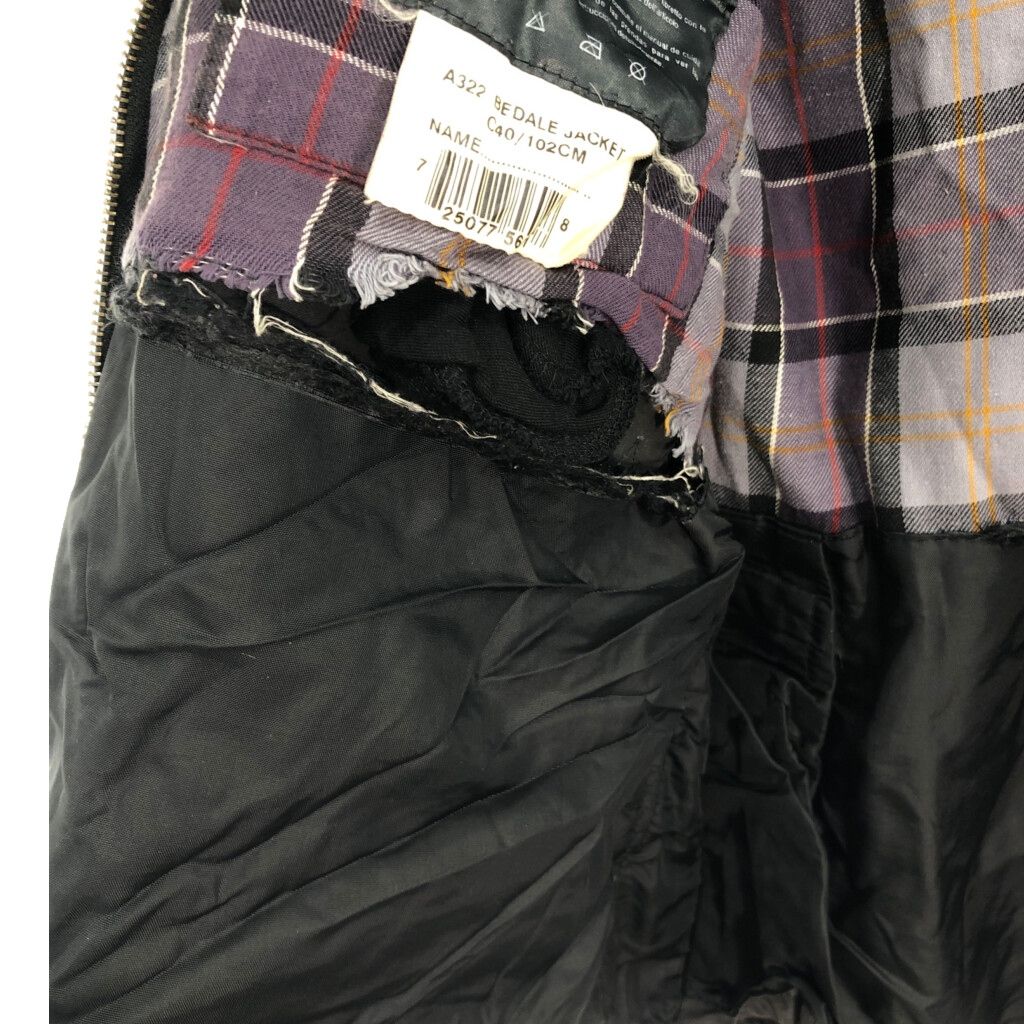 00年代 イングランド製 Barbour バブアー BEDALEビデイル オイルド