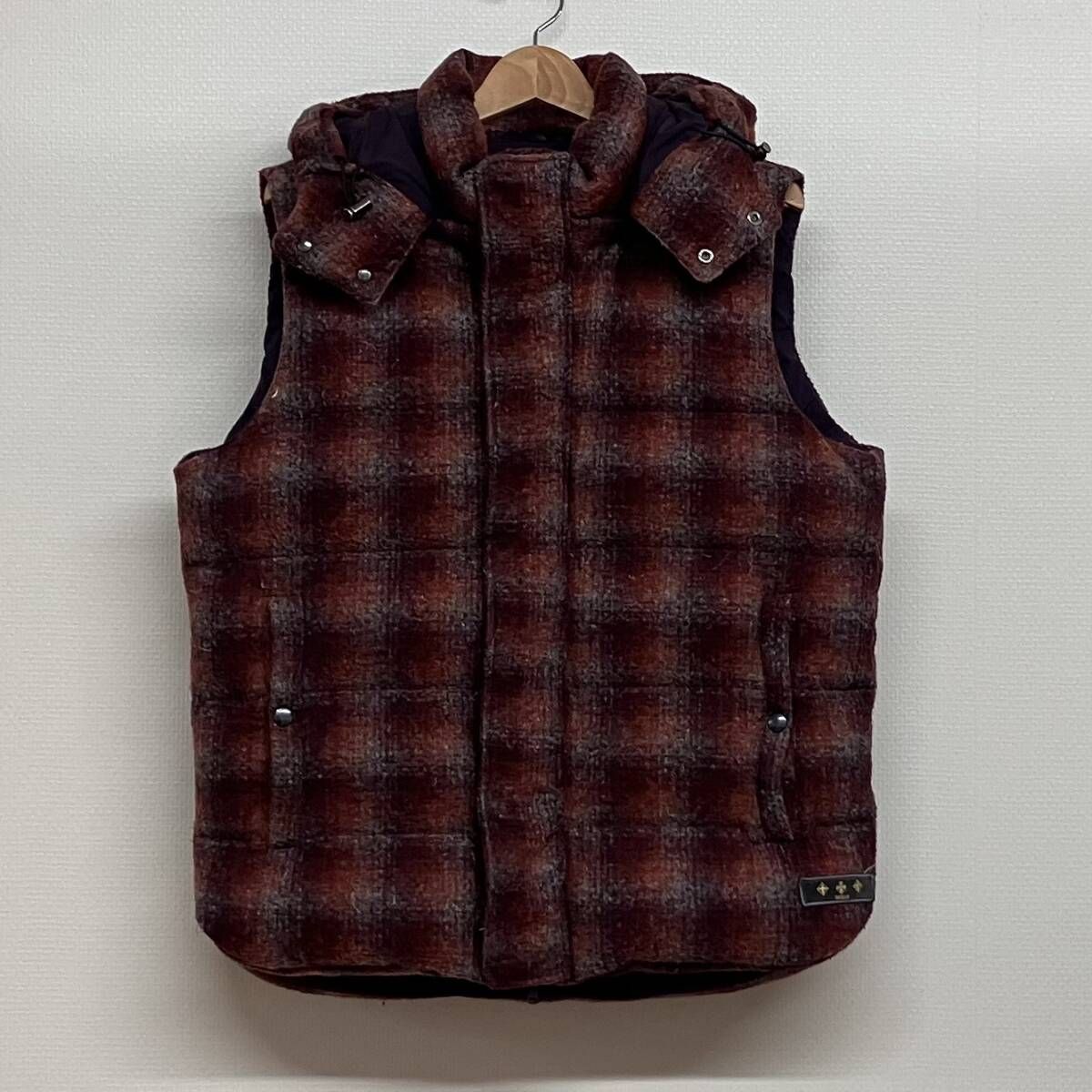 TATRAS DOWN VEST タトラス MTA13A4166 フラノウール ダウンベスト 赤