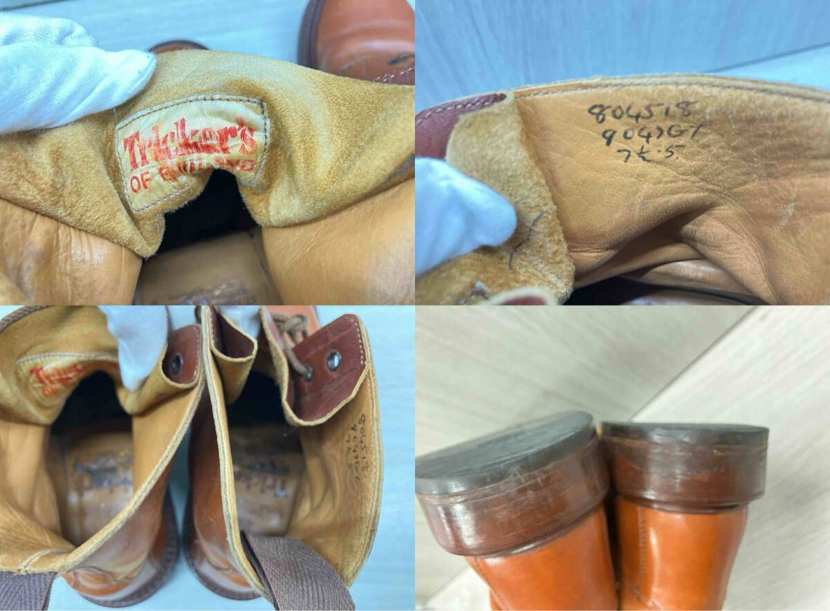 TRICKER'S トリッカーズ 9047G レースアップブーツ 表記サイズ7 2/1