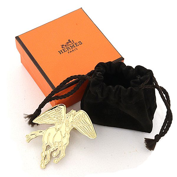 エルメス HERMES スカーフリング 《ぺガス・グラヴェ》 真鍮 パーマ 