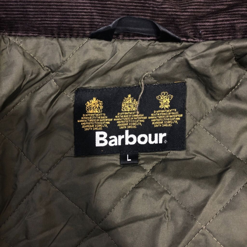 Barbour バブアー SAPPER オイルドジャケット カーキ (メンズ L) 中古