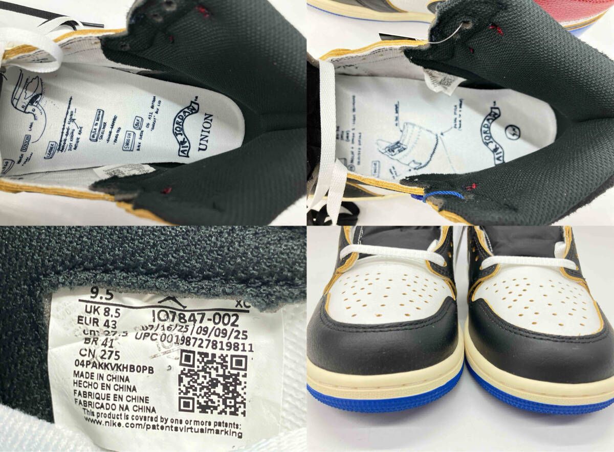 鑑定済】fragment design UNION Nike Air Jordan 1 Hi OG IO7847 002 