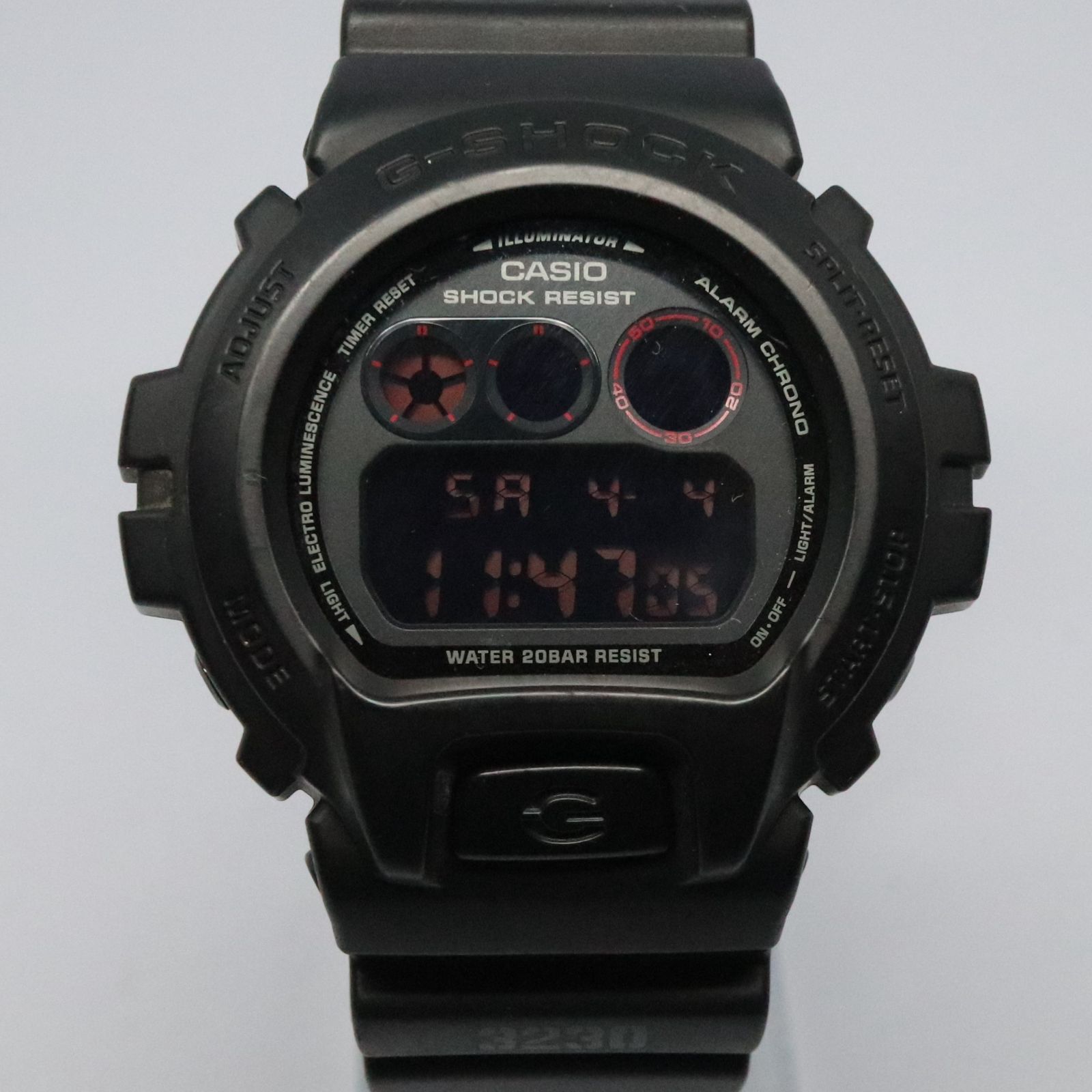 稼働品】G-SHOCK ジーショック CASIO カシオ DW-6900MS-1 マット 
