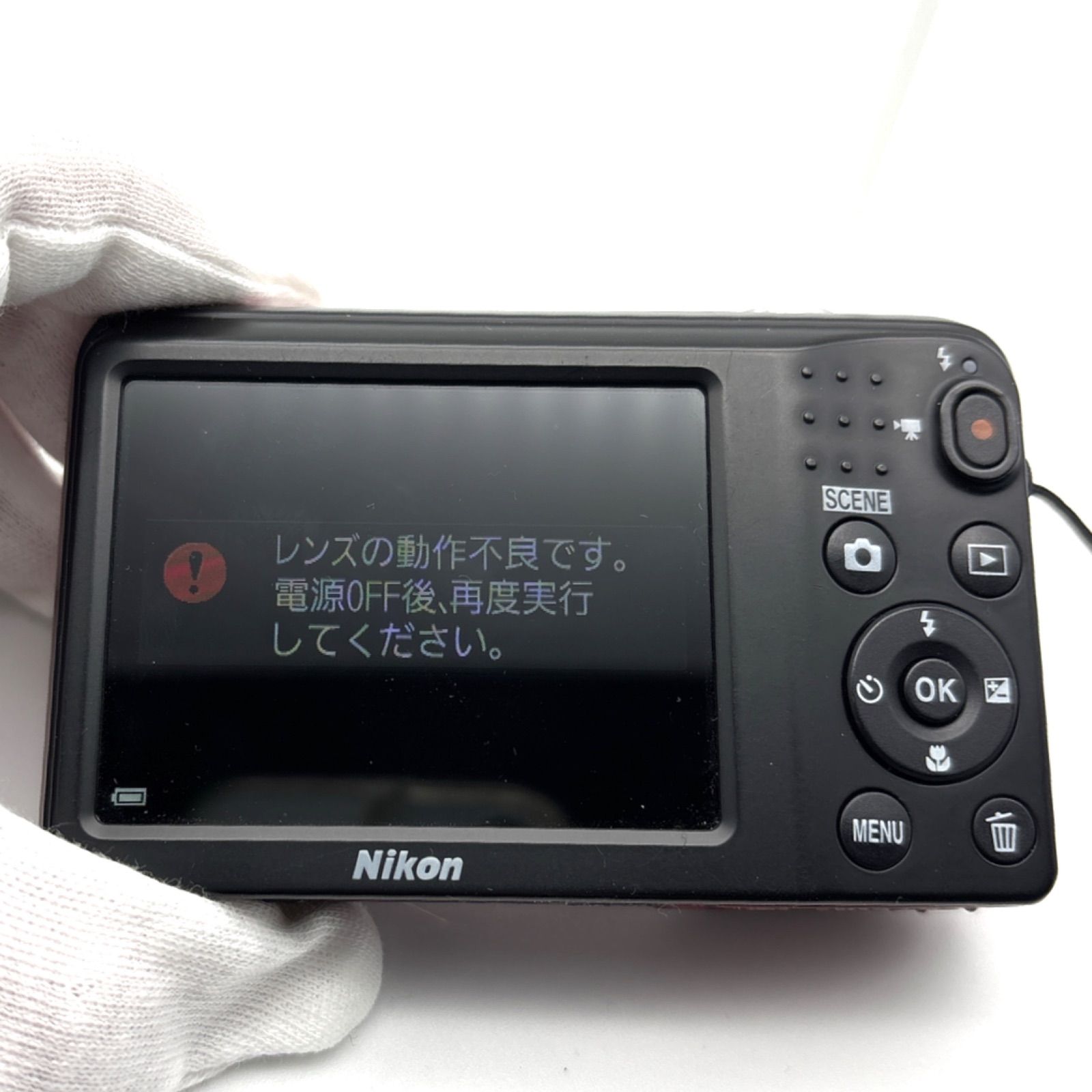 Nikon coolpix ニコン クールピクス A10 ジャンク レッド - メルカリ