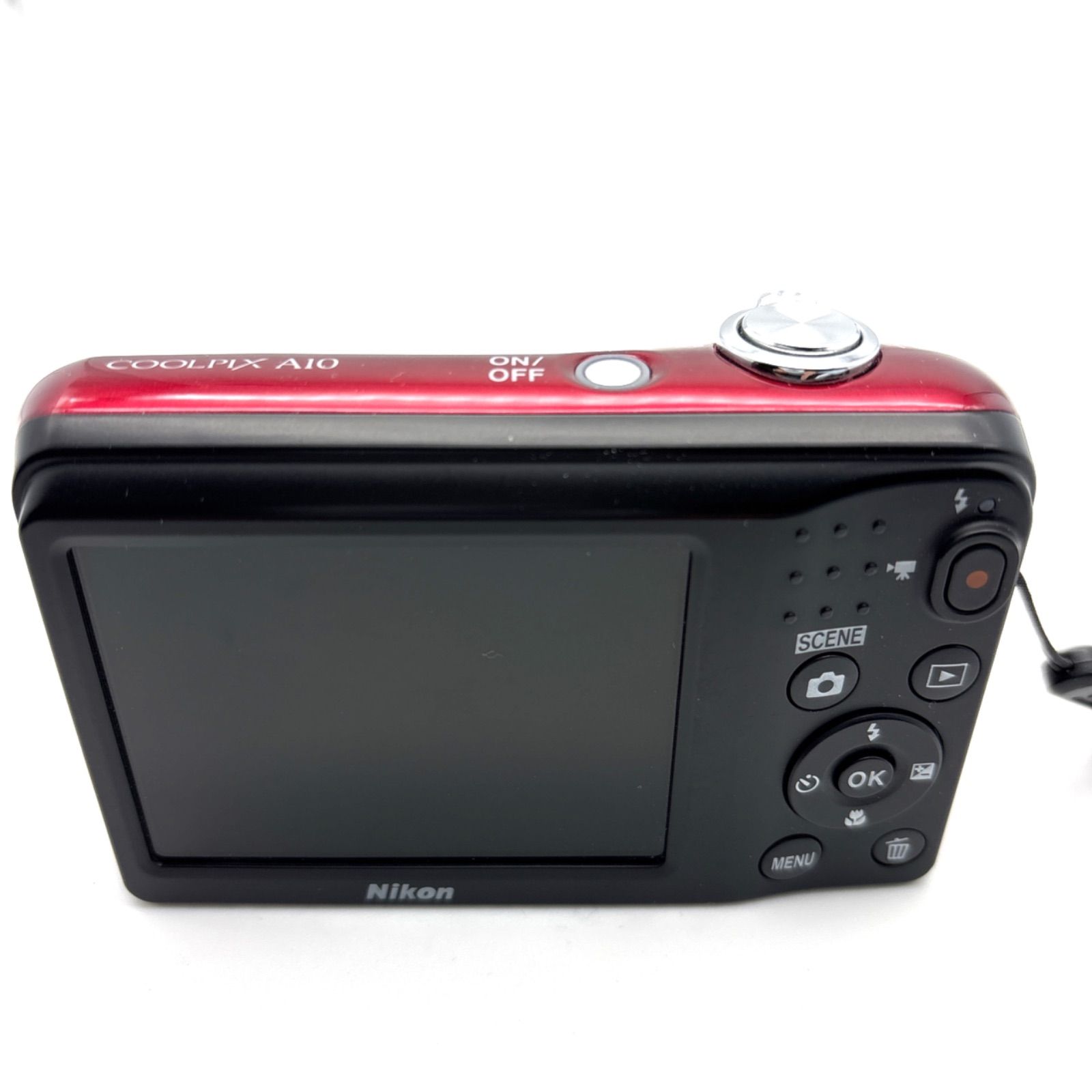 Nikon coolpix ニコン クールピクス A10 ジャンク レッド - メルカリ