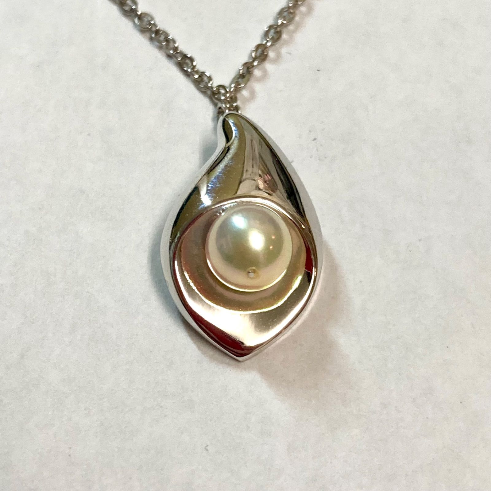 TASAKI タサキ 田崎真珠 パール ネックレス シルバー □S刻印 - メルカリ