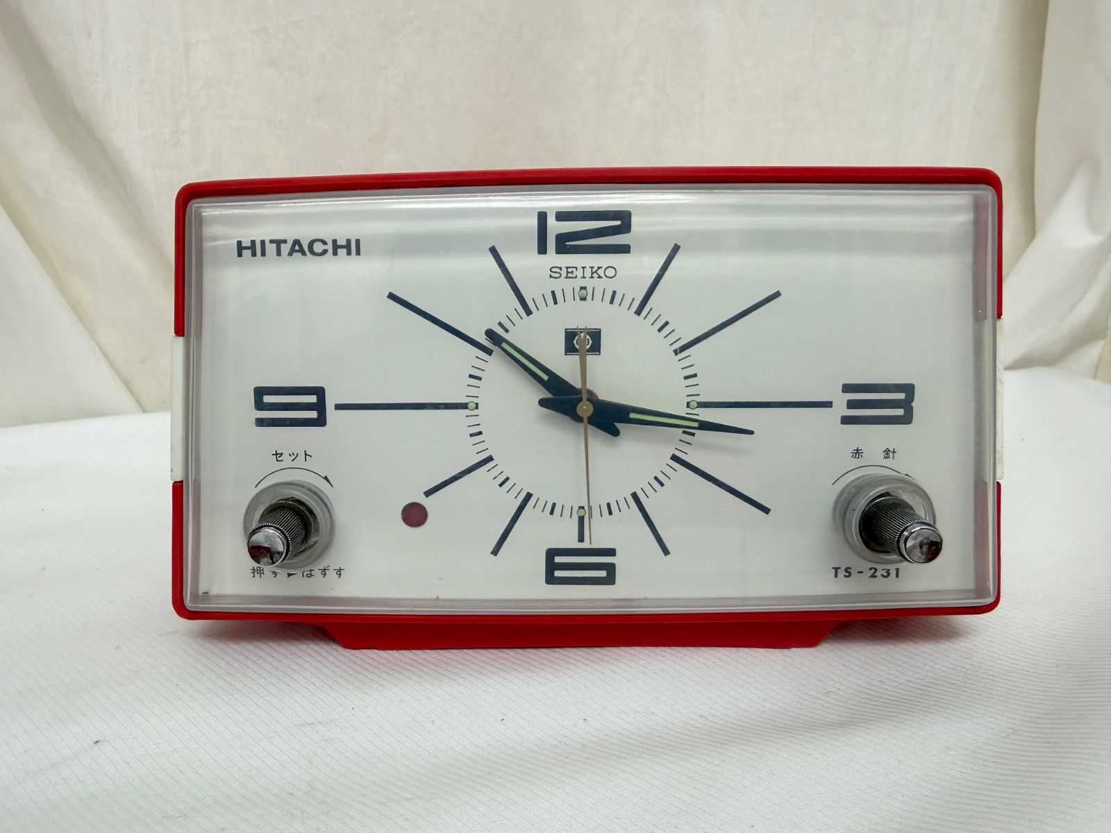 ★レトロ時代ゼンマイ時計 昭和レトロ SEIKO×HITACHI ゼンマイ 時計 - メルカリ