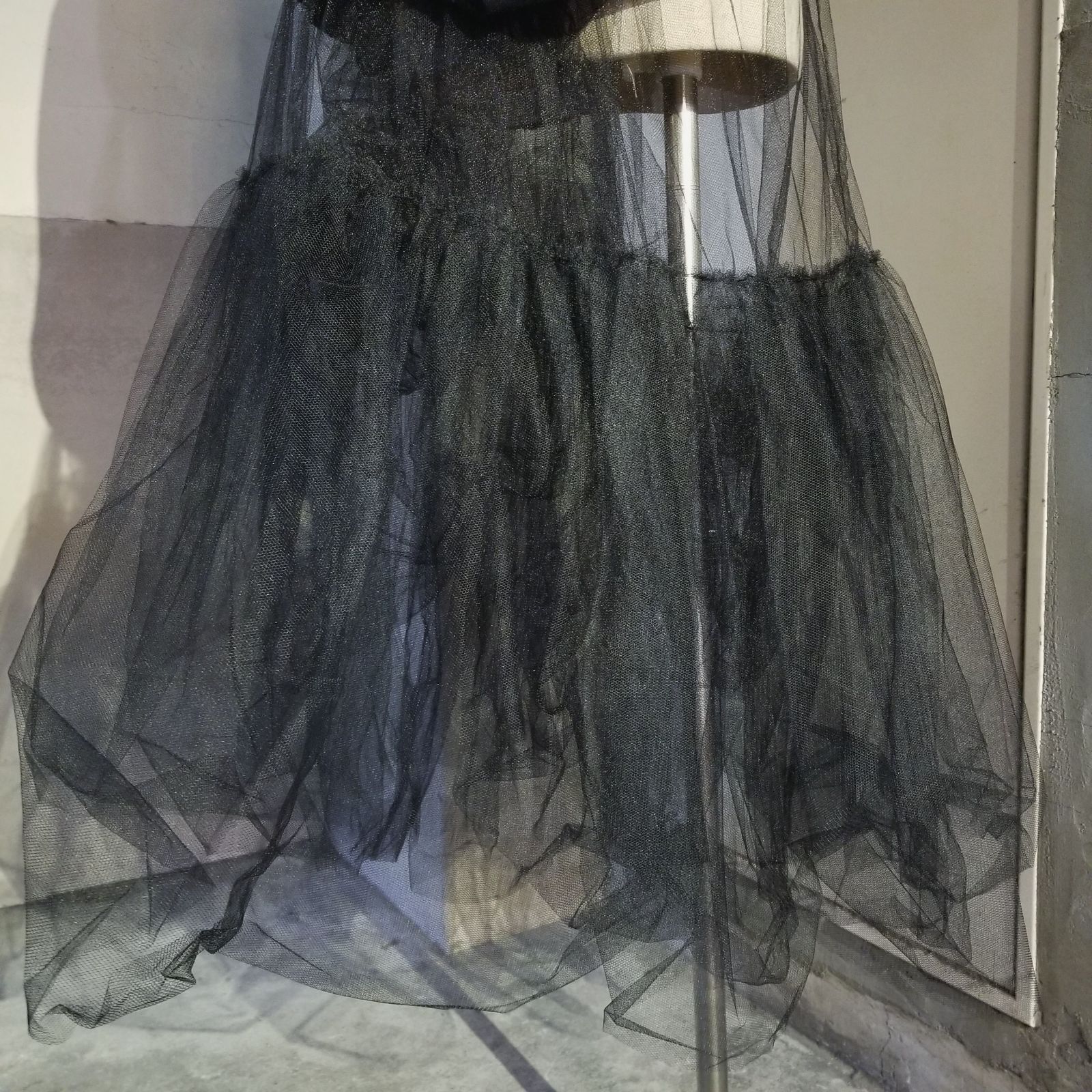 COMME des GARCONS 22s チュールレイヤード エステルワンピース M 