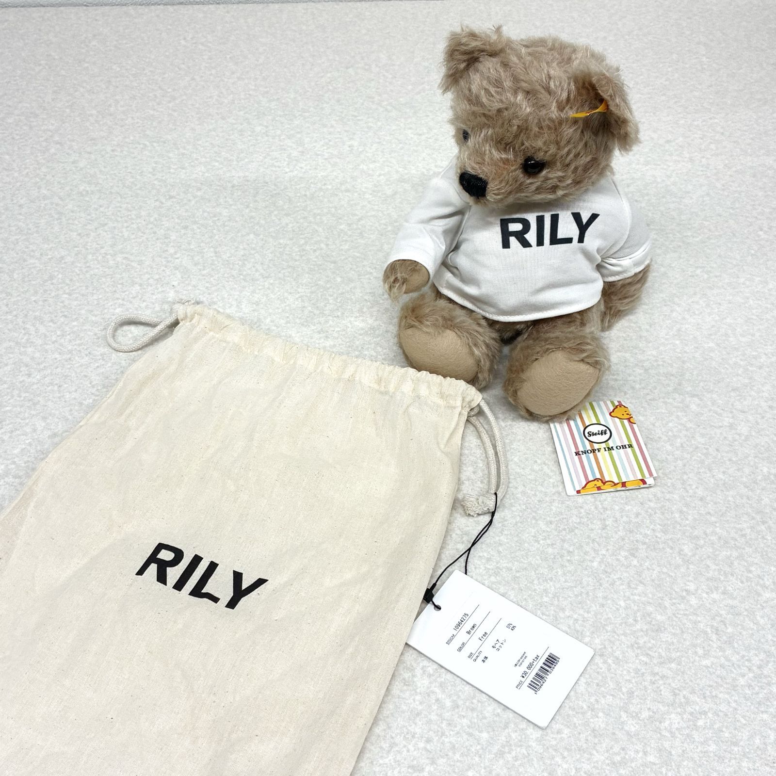 シュタイフ　 Steiff クマのぬいぐるみ 今市隆二　RILY テディベア リリー 40cm | ドイツ最高級テディベアのシュタイフ日本