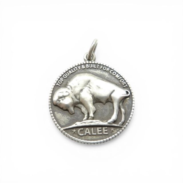 CALEE COIN PENDANT TOP SILVER925 箱有 キャリー バッファロー 