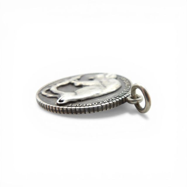 CALEE COIN PENDANT TOP SILVER925 箱有 キャリー バッファロー 
