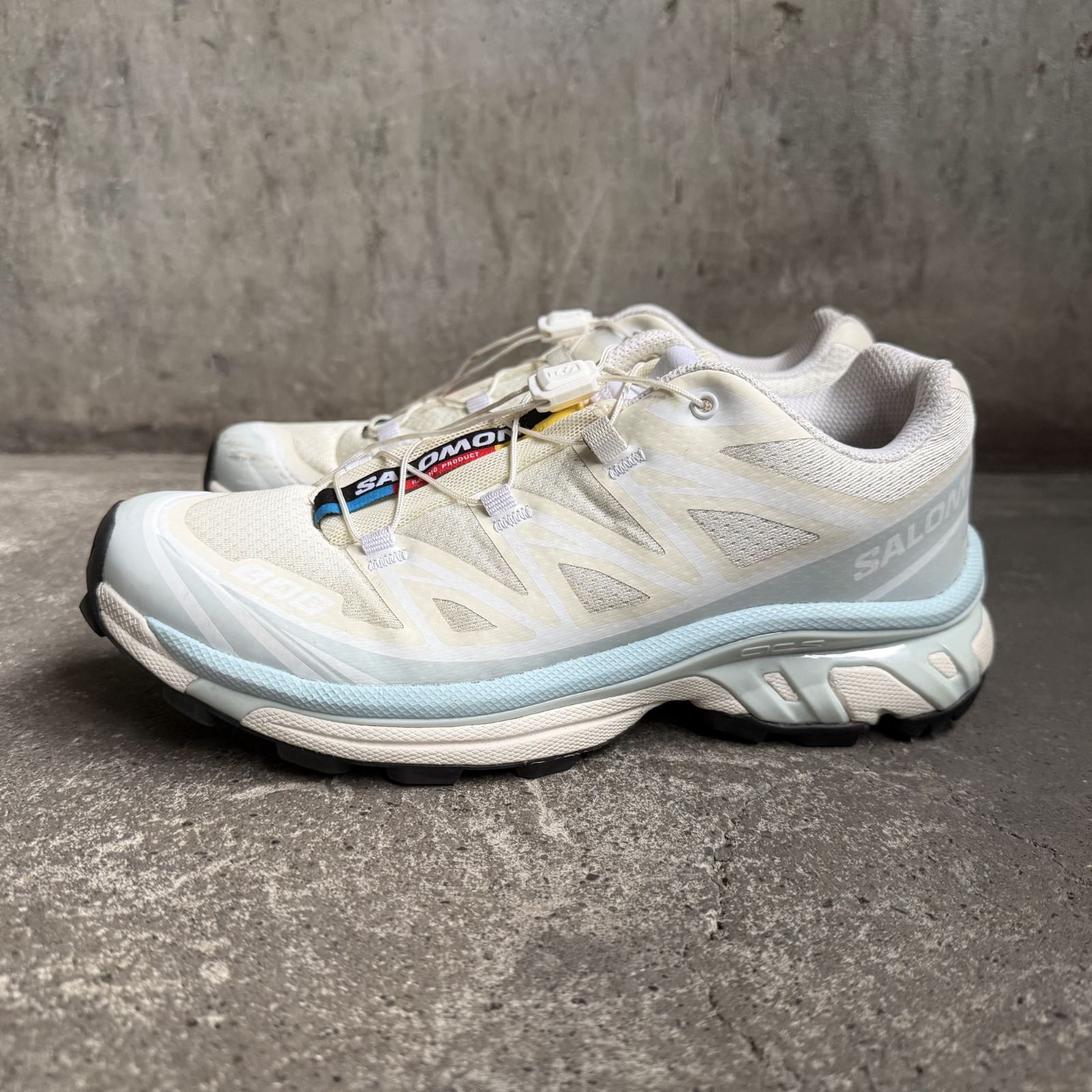 SALOMON XT-6 Vanilla Ice Ballad Blue アイボリー系 23.5cm サロモン 
