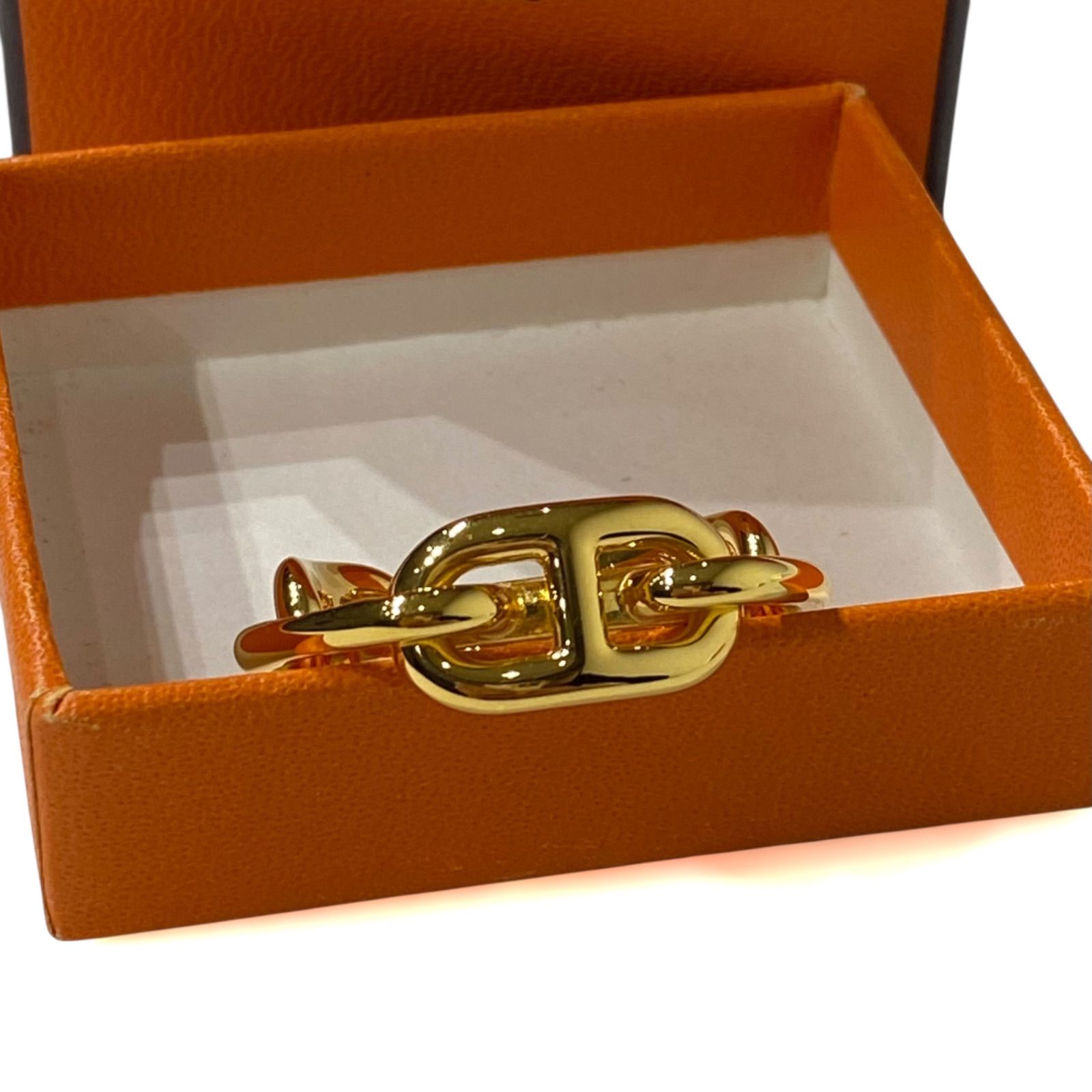 エルメス スカーフリング シェーヌダンクル ゴールド HERMES