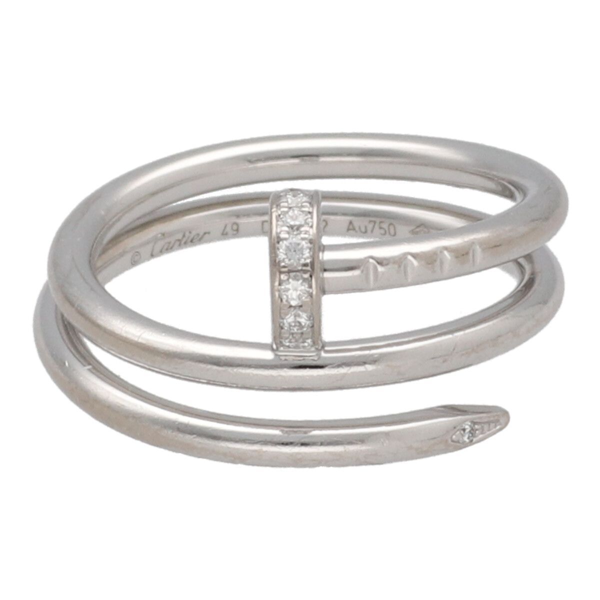 中古】 Cartier カルティエ ジュスト アン クル リング SM スモール 