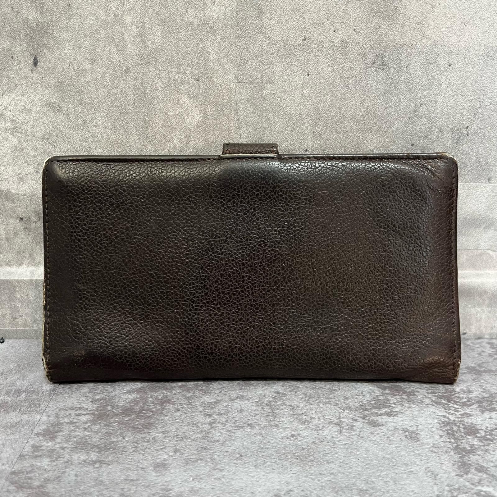 BVLGARI】ブルガリ 無地長財布 グレインレザーモチーフ レザー 