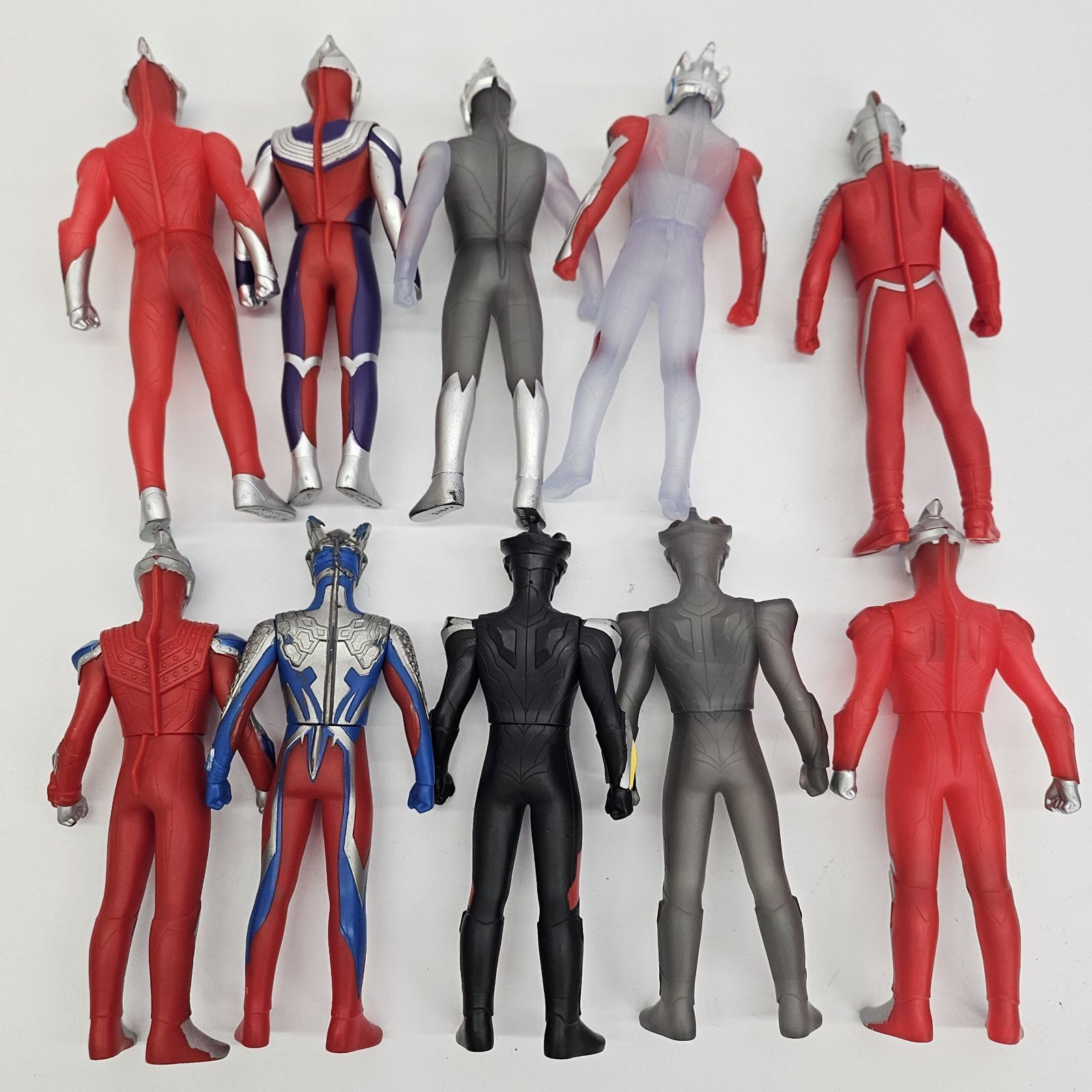 当時もの バンダイ ウルトラマン ソフビ 10体おまとめ ニュー 