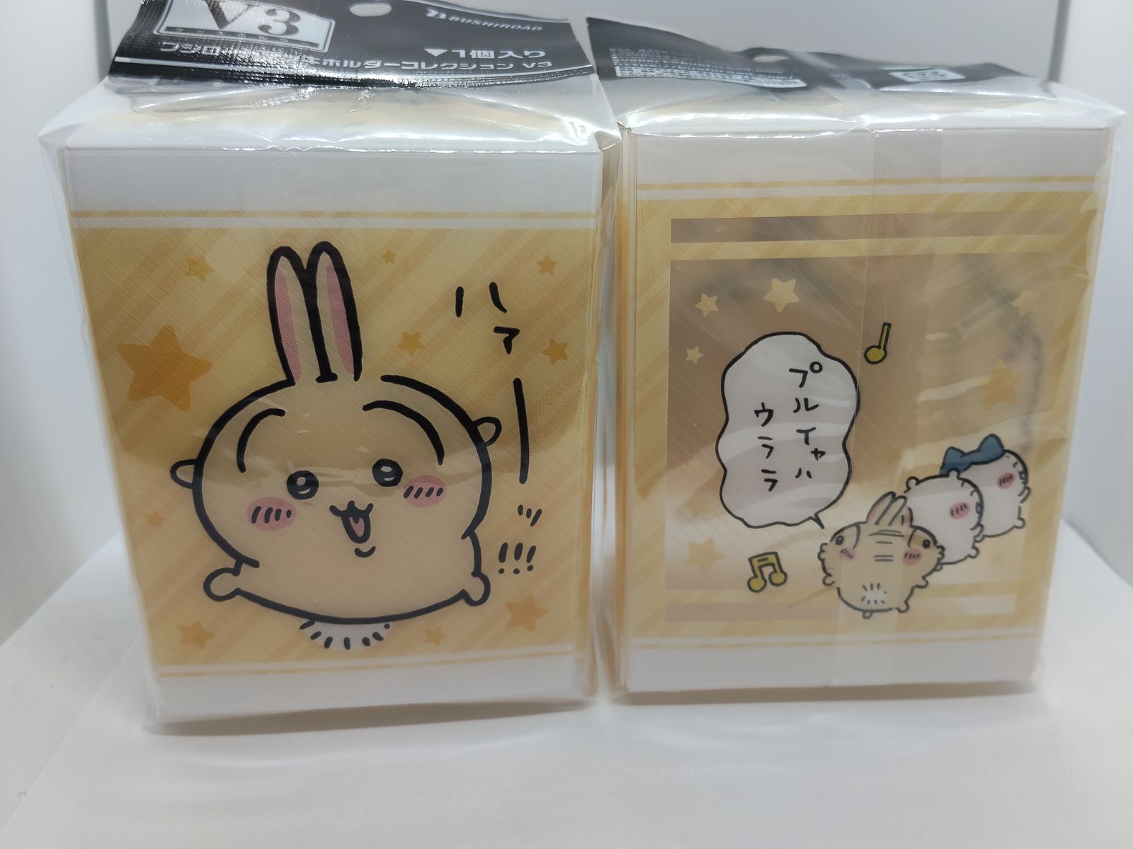 ハチワレ　ちいかわ　うさぎ　デッキシールド＆デッキケースセット（未開封） メルカリ