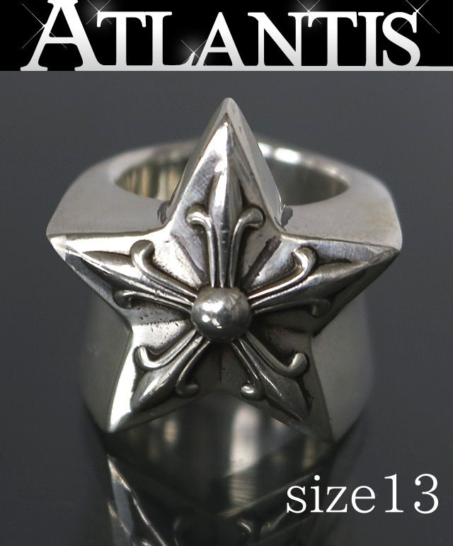 CHROME HEARTS 新宿店 クロムハーツ ラージ スター リング 指輪 メンズ