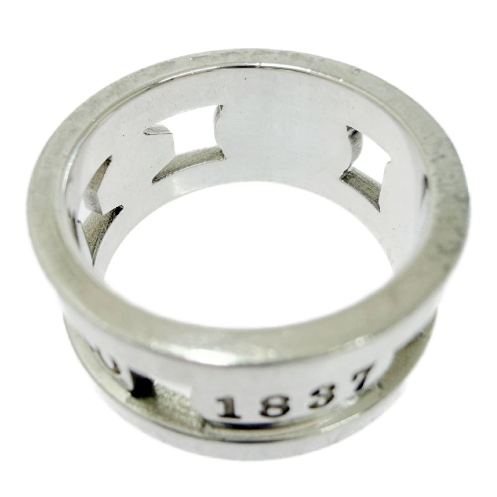 中古】TIFFANY&Co. ティファニー シルバー 1837 エレメント リング 7.7