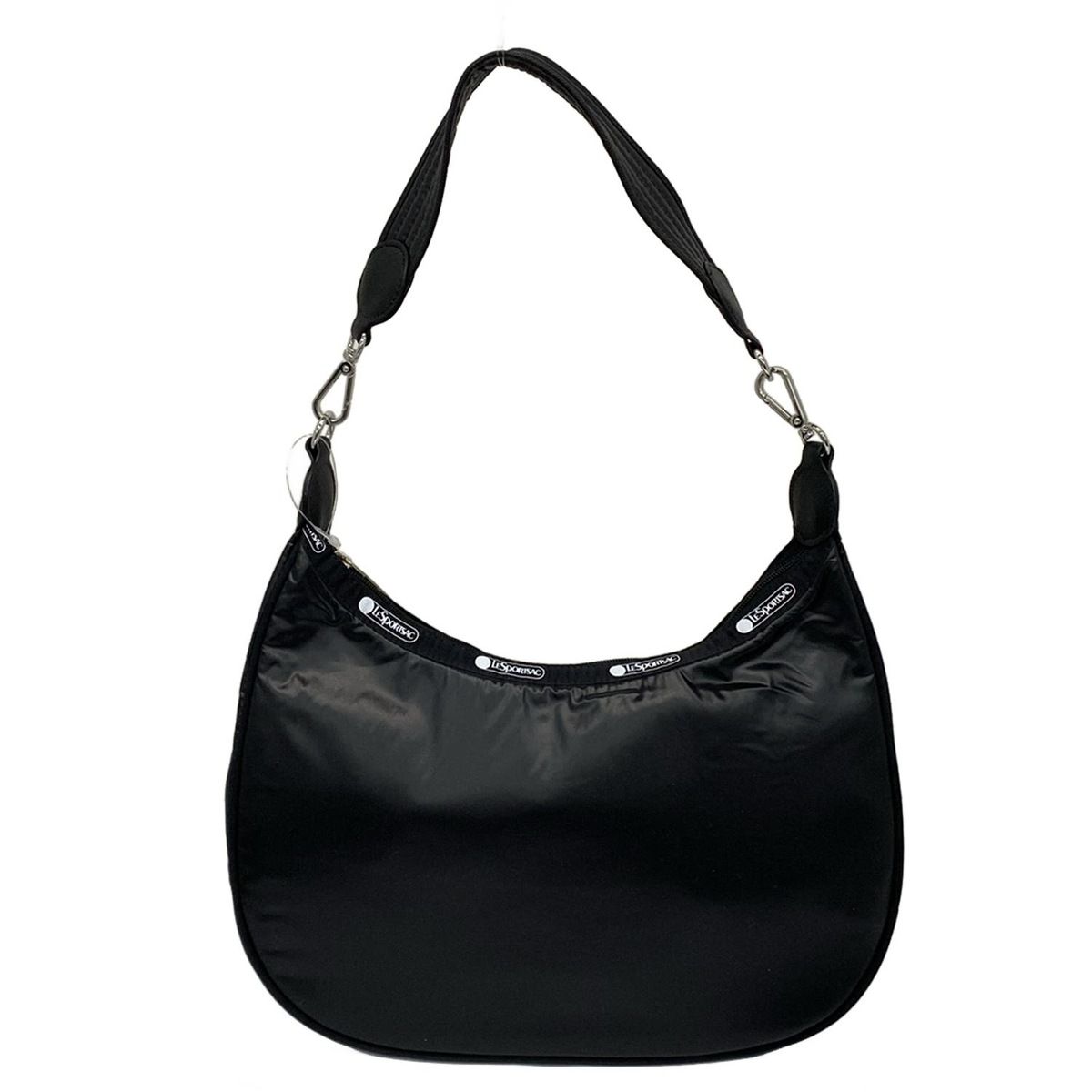 LESPORTSAC(レスポートサック) ショルダーバッグ - 黒×白 2way - メルカリ