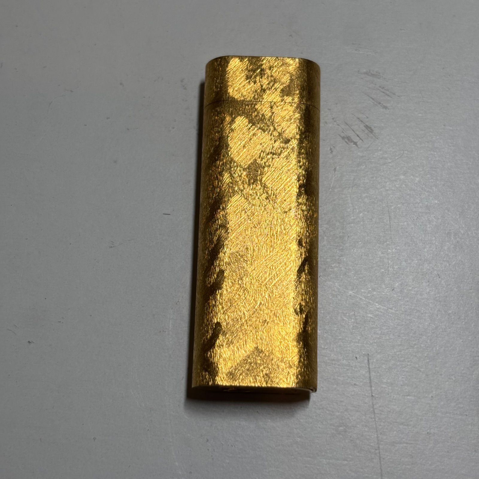 i)正規品 Cartier カルティエ ガスライター ゴールドカラー PARIS刻印 