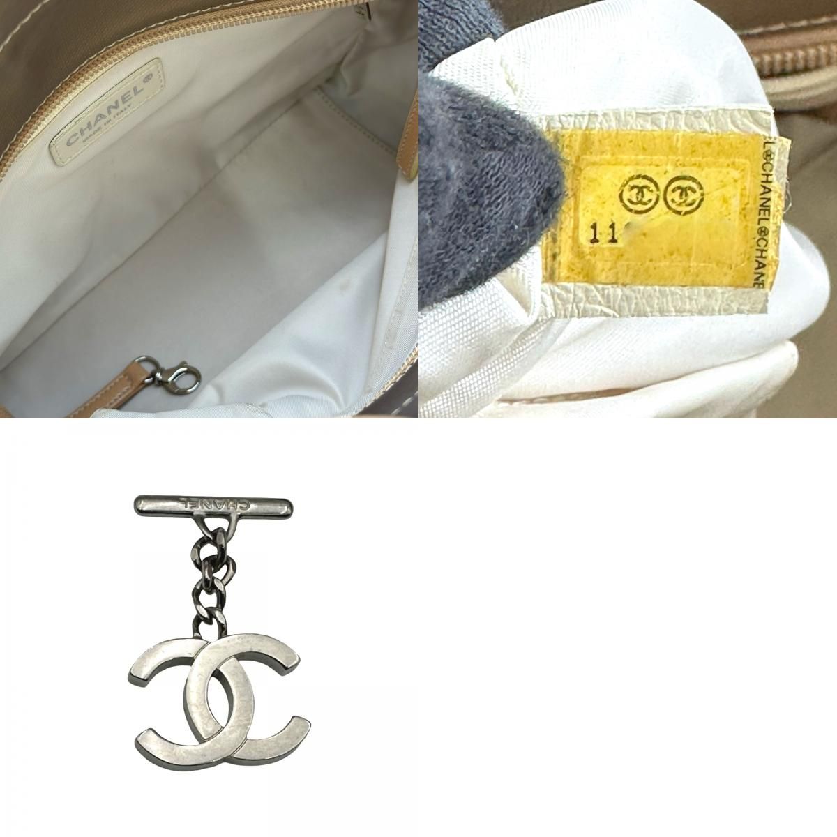 シャネル CHANEL パリビアリッツ トートPM A34208 11番台 ゴールド
