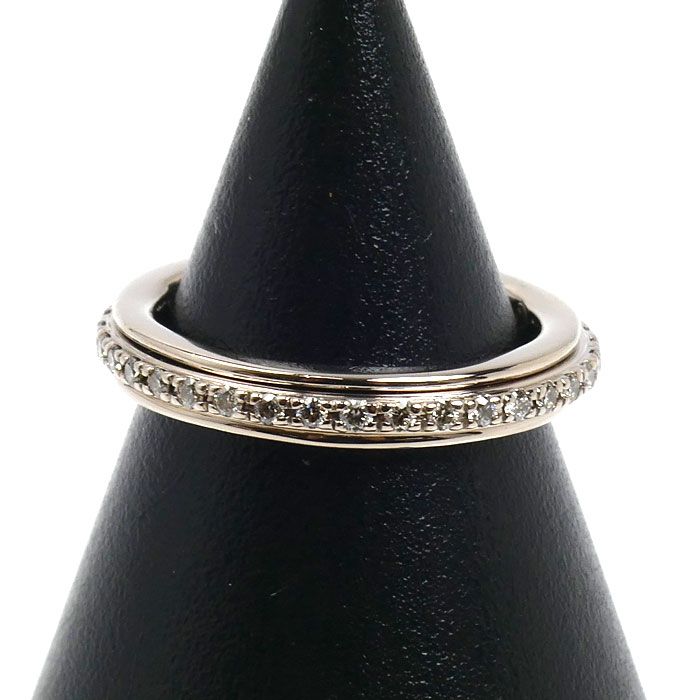 カシケイ　デザインリング KASHIKEY カシケイ K18BG カノン リング・指輪 ダイヤモンド0.27ct 8号